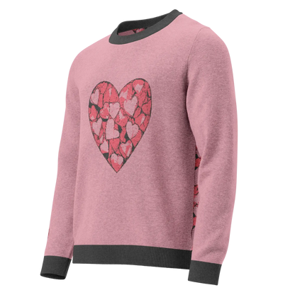 Print 'Hearts' Knitted Sweater MILTTI