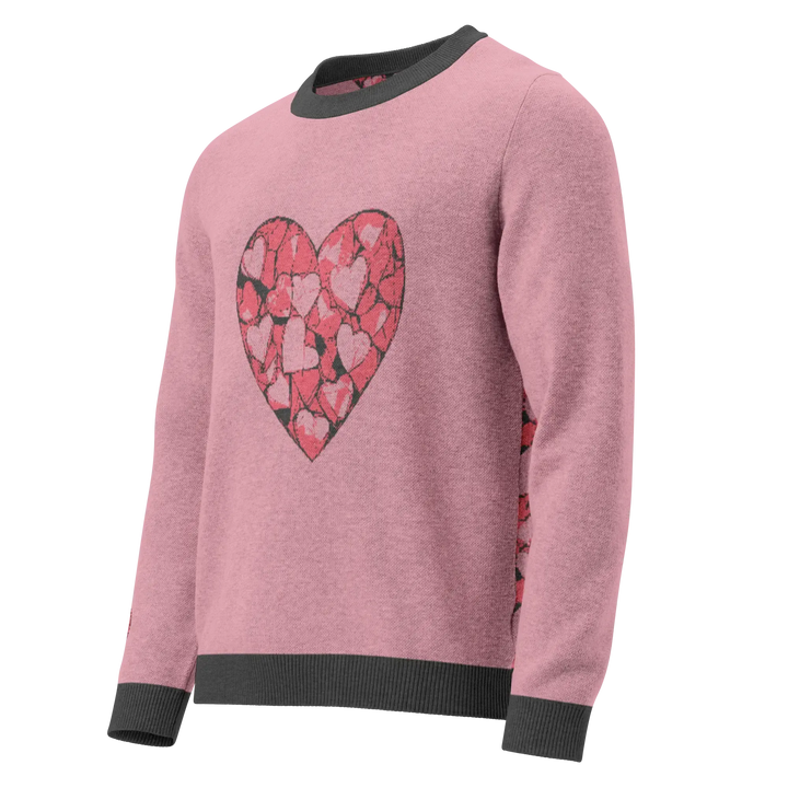 Print 'Hearts' Knitted Sweater MILTTI