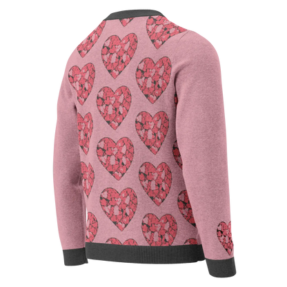 Print 'Hearts' Knitted Sweater MILTTI