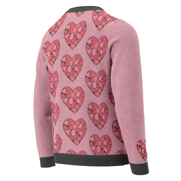 Print 'Hearts' Knitted Sweater MILTTI
