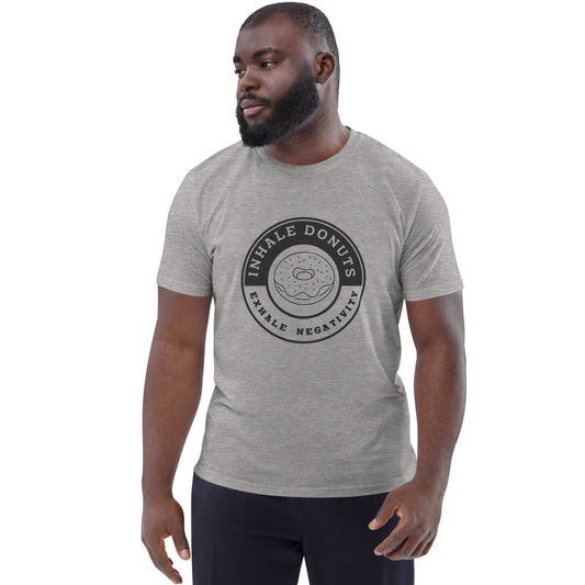 Print 'Inhale Donuts' Organic Cotton T-shirt MILTTI