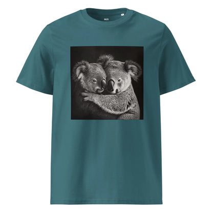 Print 'Koala Couple B&W' Organic Cotton T-shirt Stargazer MILTTI