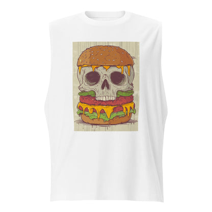 Print 'Last Bite' Tank Top White MILTTI