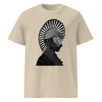 Print 'Luminous Warrior' Organic T-shirt Desert Dust MILTTI