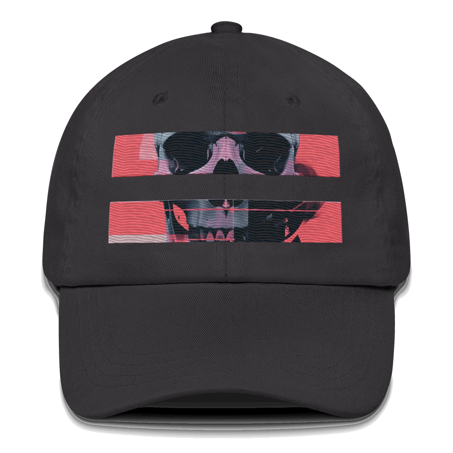 Print 'Neon Afterlife' Street Cap Dark Grey MILTTI