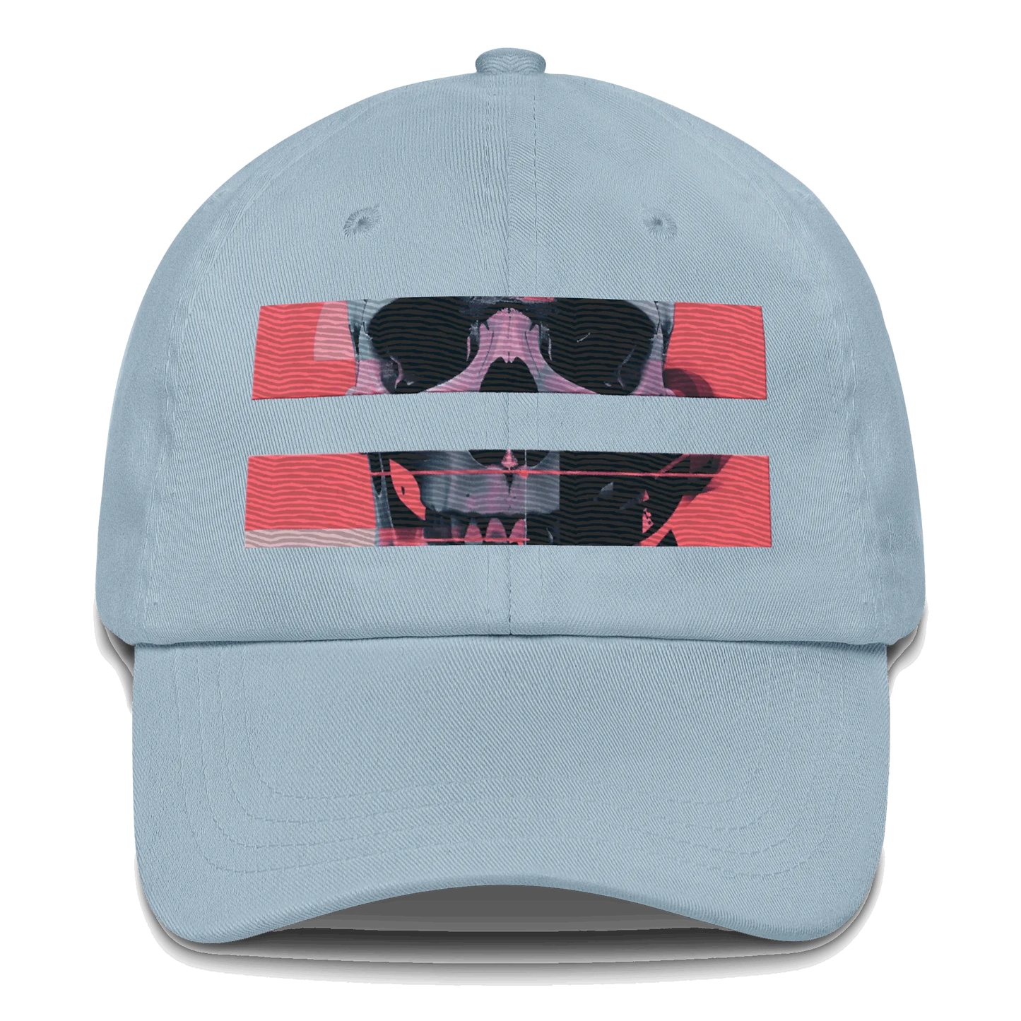 Print 'Neon Afterlife' Street Cap Light Blue MILTTI