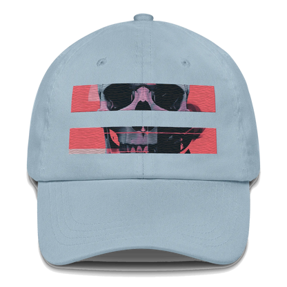 Print 'Neon Afterlife' Street Cap Light Blue MILTTI