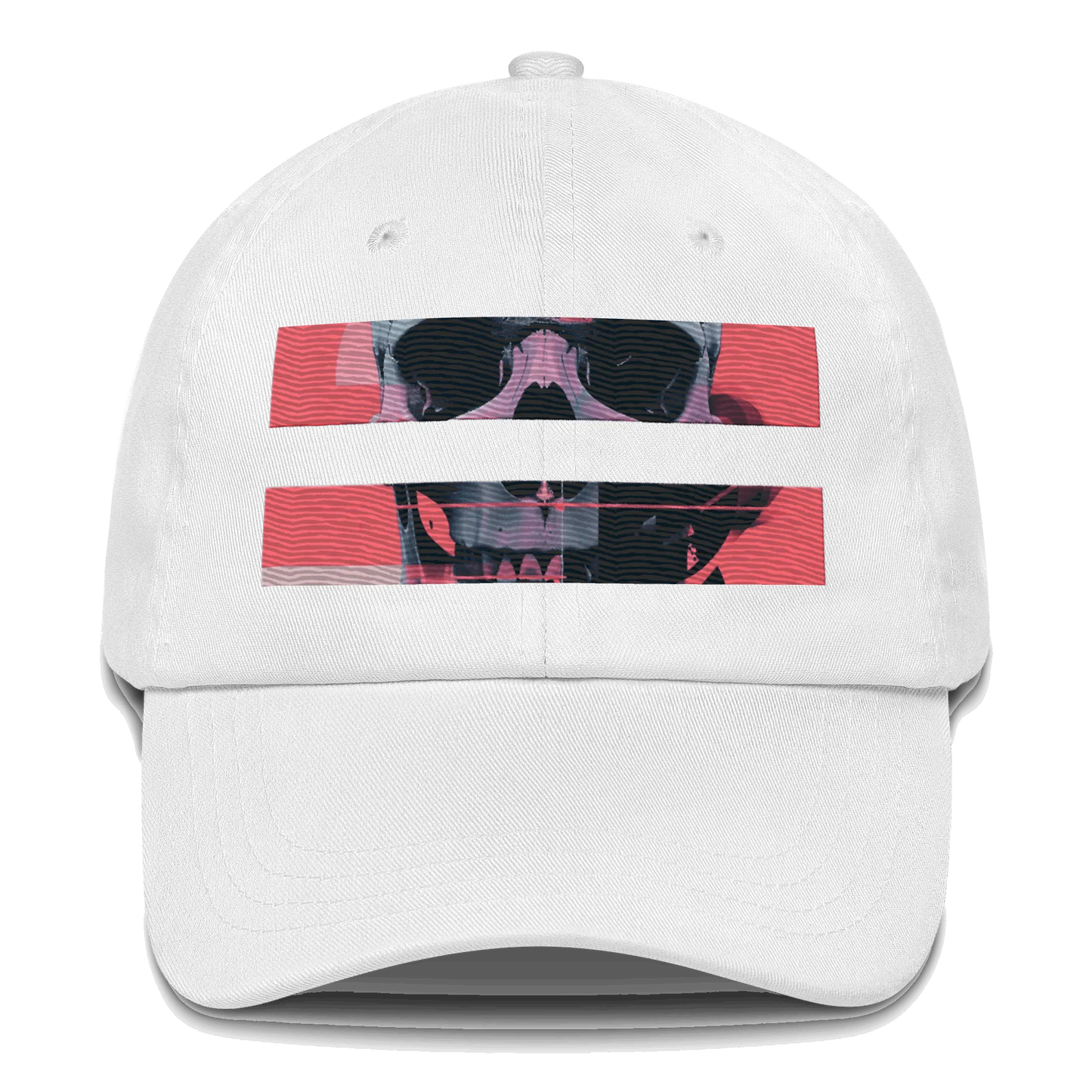 Print 'Neon Afterlife' Street Cap White MILTTI