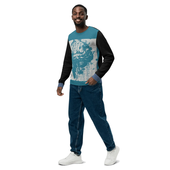 Print 'Neon Mind' Knitted Sweater MILTTI