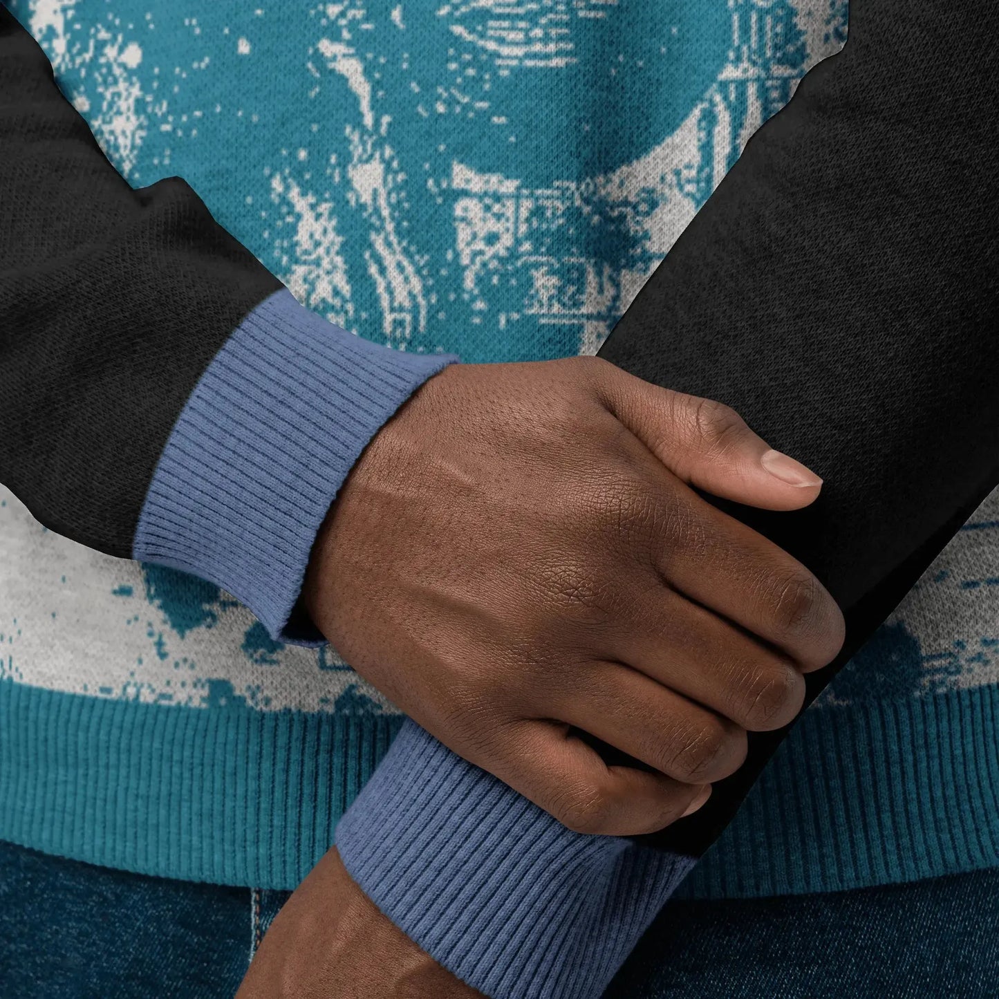 Print 'Neon Mind' Knitted Sweater MILTTI