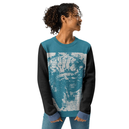 Print 'Neon Mind' Knitted Sweater MILTTI