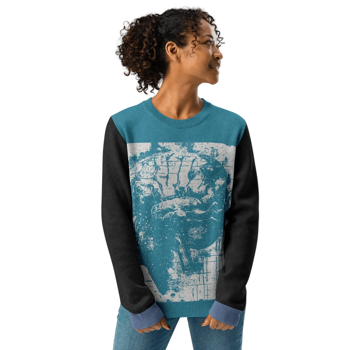 Print 'Neon Mind' Knitted Sweater MILTTI