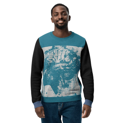 Print 'Neon Mind' Knitted Sweater MILTTI