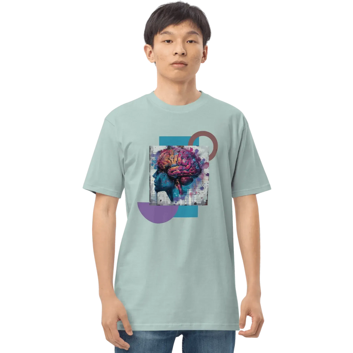 Print 'Neon Mind' Premium Heavyweight Tee MILTTI