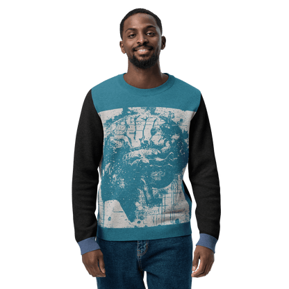 Print 'Neon Mind' Knitted Sweater MILTTI