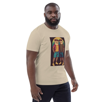 Print 'Otter Couple' Organic Cotton T-shirt MILTTI