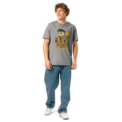 Print 'Parisian Raccoon' Organic T-shirt MILTTI