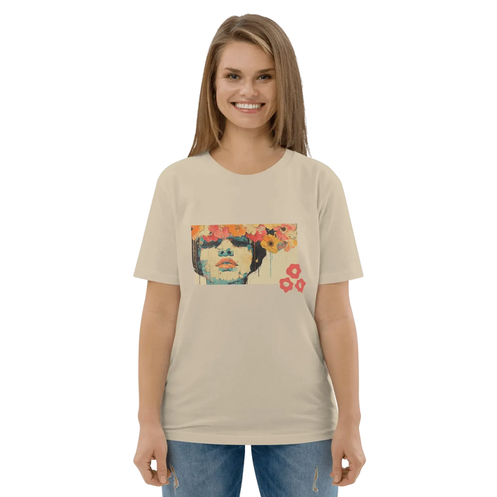 Print 'Petal Thoughts' Organic Cotton T-shirt MILTTI