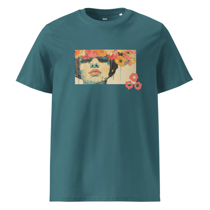 Print 'Petal Thoughts' Organic Cotton T-shirt Stargazer MILTTI
