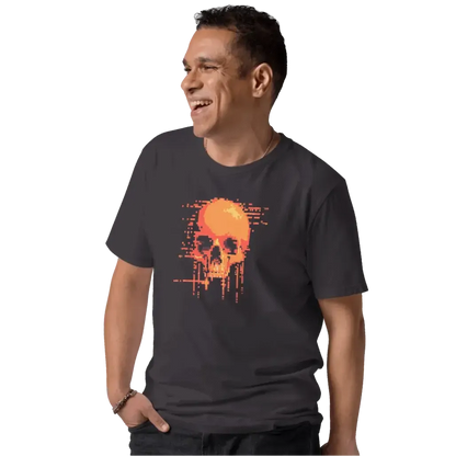 Print 'Pixel Burn' Organic Cotton T-shirt MILTTI