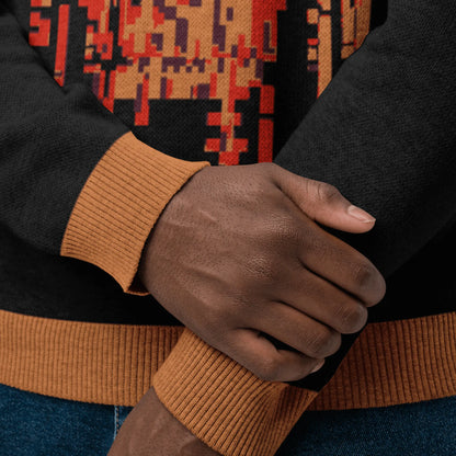 Print 'Pixel Burn' Knitted Sweater MILTTI