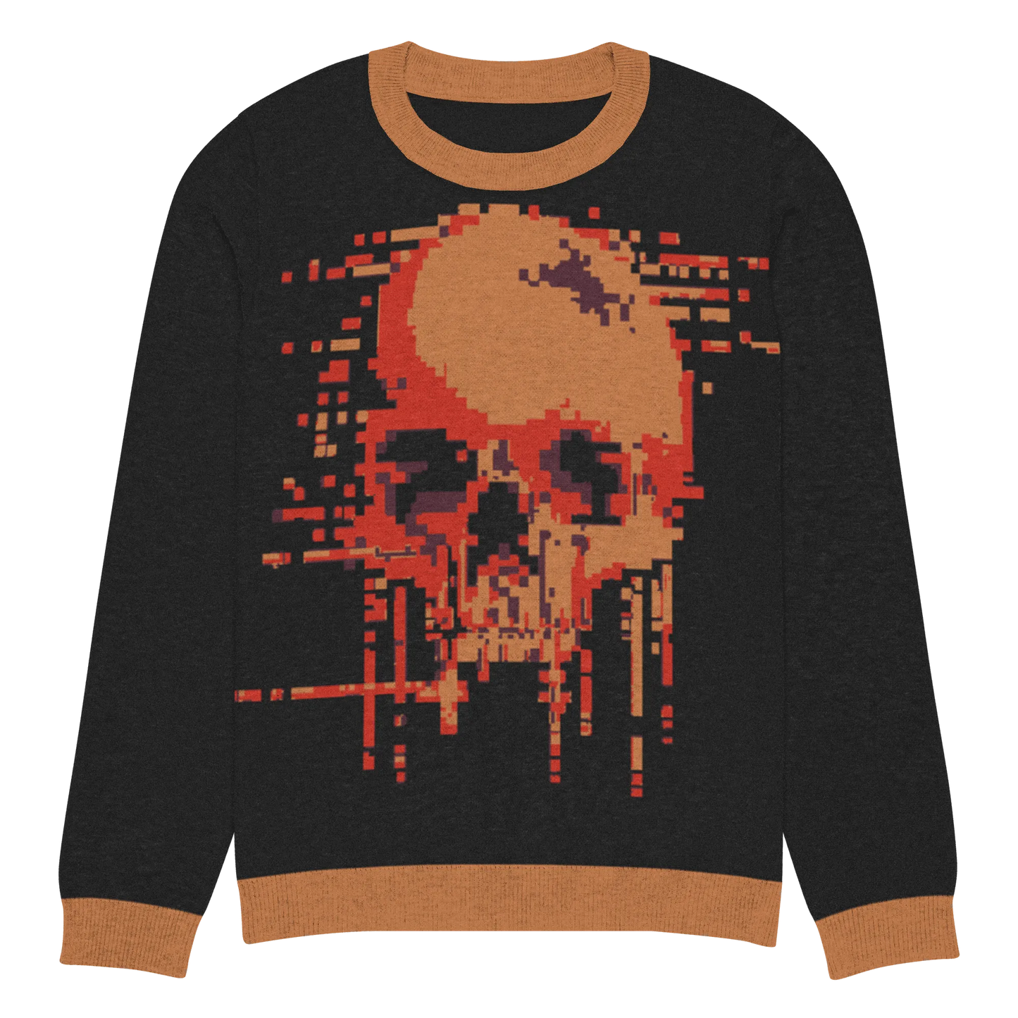 Print 'Pixel Burn' Knitted Sweater MILTTI
