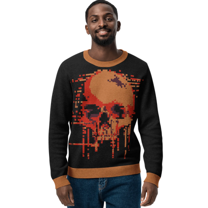 Print 'Pixel Burn' Knitted Sweater MILTTI