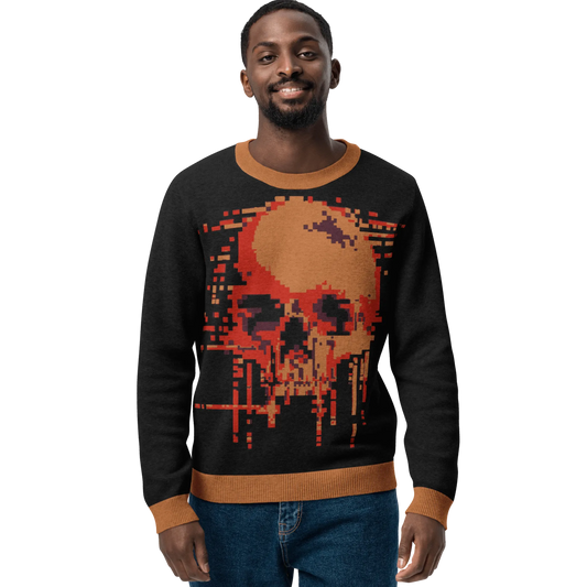 Print 'Pixel Burn' Knitted Sweater MILTTI