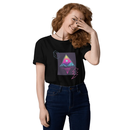 Print 'Pop Triangle' Organic Cotton T-shirt MILTTI