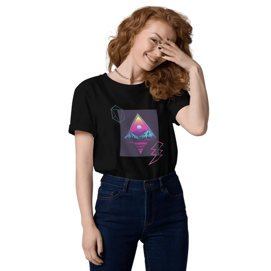 Print 'Pop Triangle' Organic Cotton T-shirt MILTTI