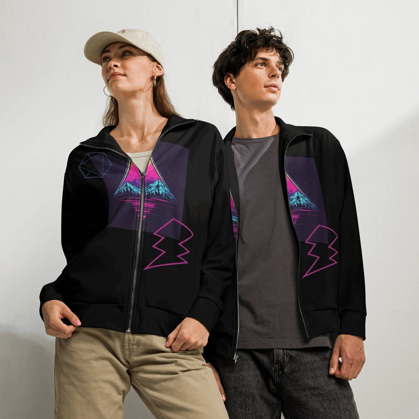 Print 'Pop Triangle' Track Jacket MILTTI