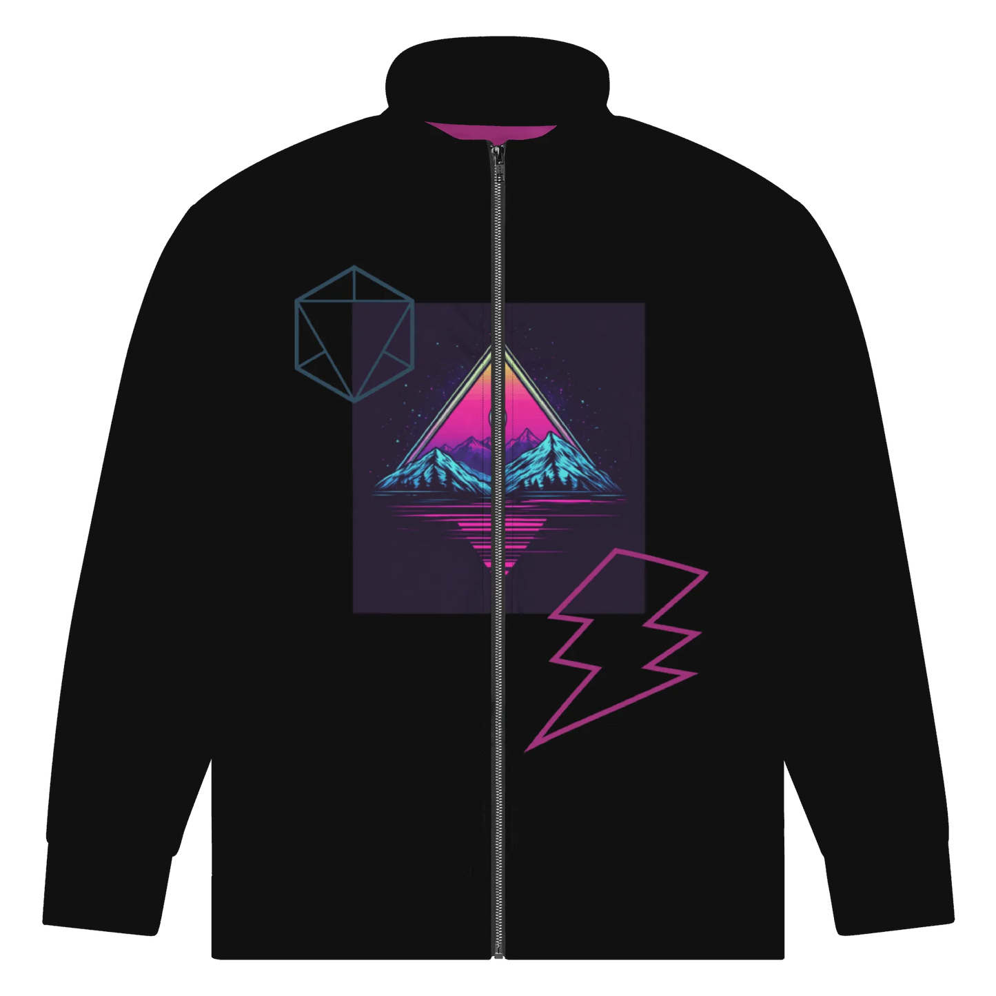 Print 'Pop Triangle' Track Jacket MILTTI