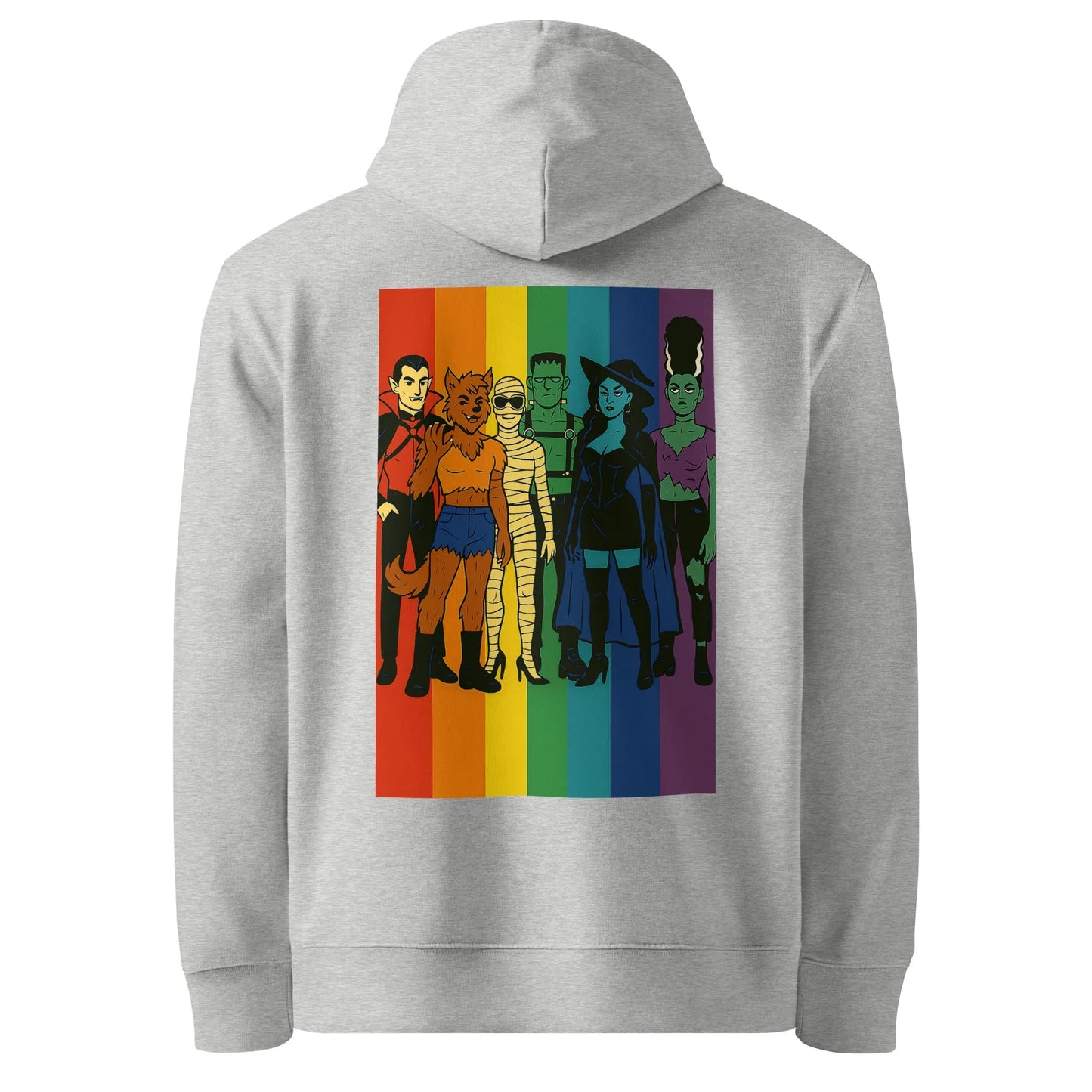 Print 'Pride Monster' Organic Hoodie MILTTI