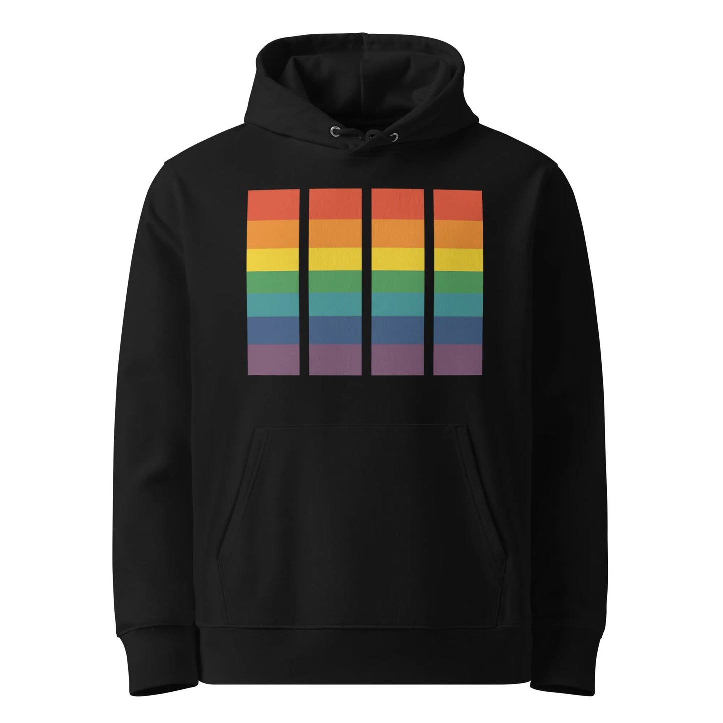 Print 'Pride Monster' Organic Hoodie Black MILTTI