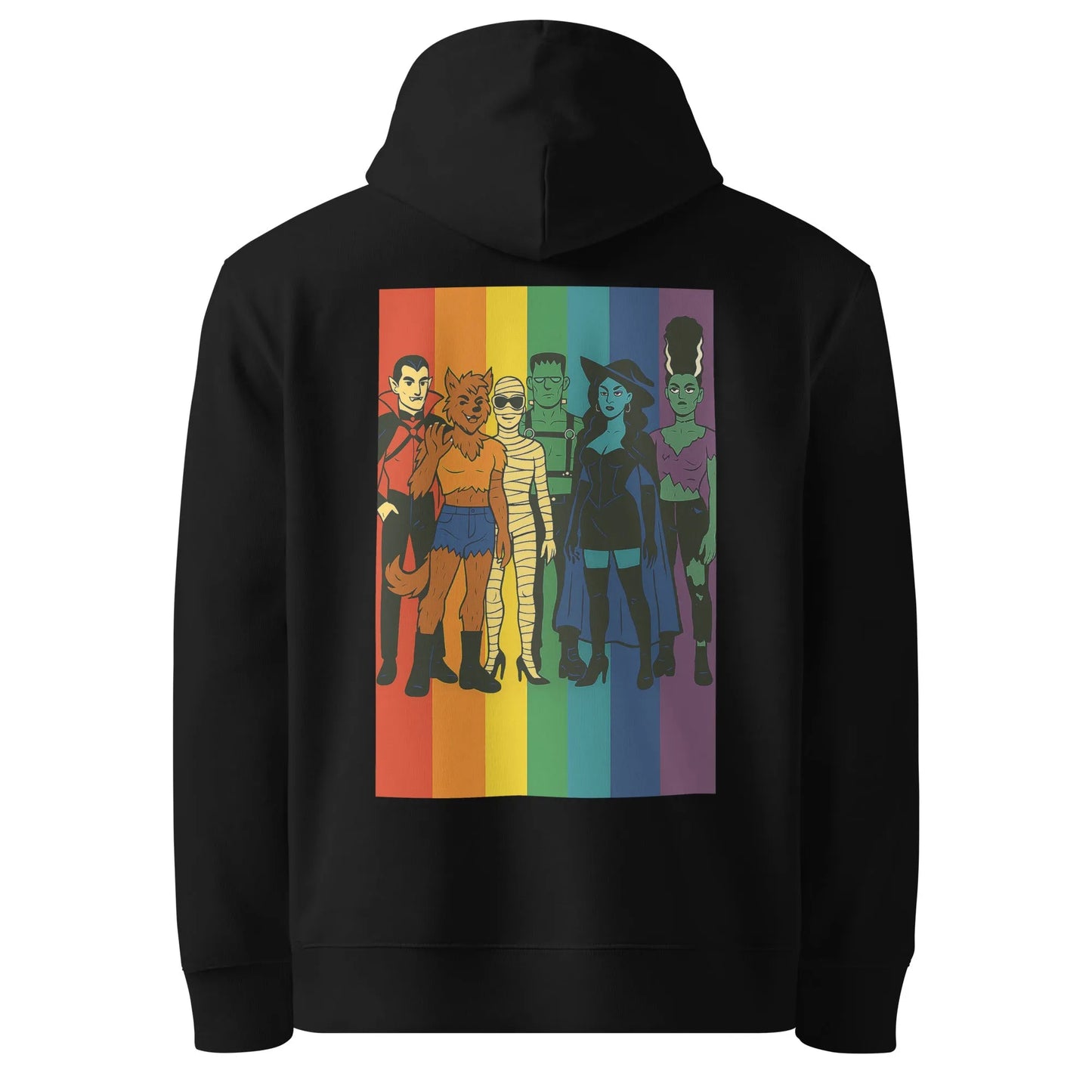 Print 'Pride Monster' Organic Hoodie MILTTI