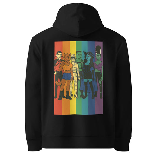 Print 'Pride Monster' Organic Hoodie MILTTI