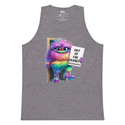 Print 'Pride Monster' Premium Tank Top Athletic Heather MILTTI