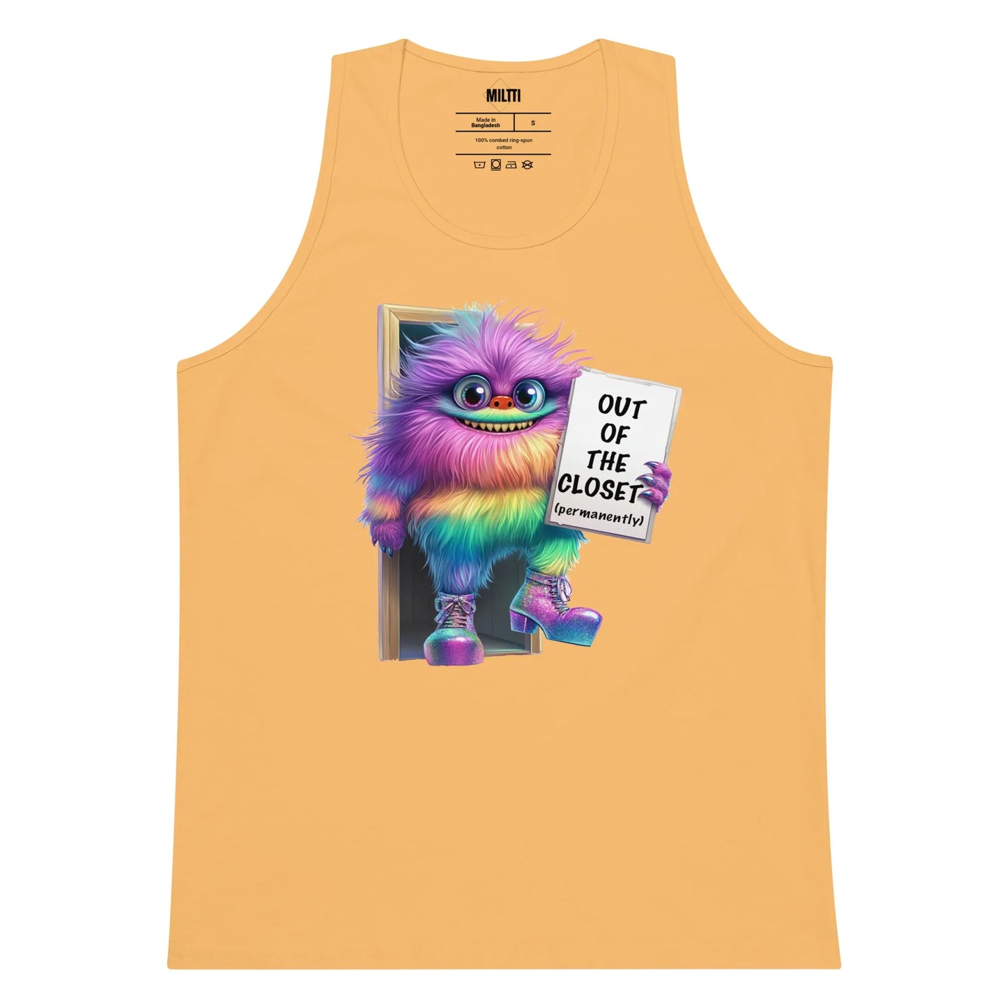 Print 'Pride Monster' Premium Tank Top Squash MILTTI