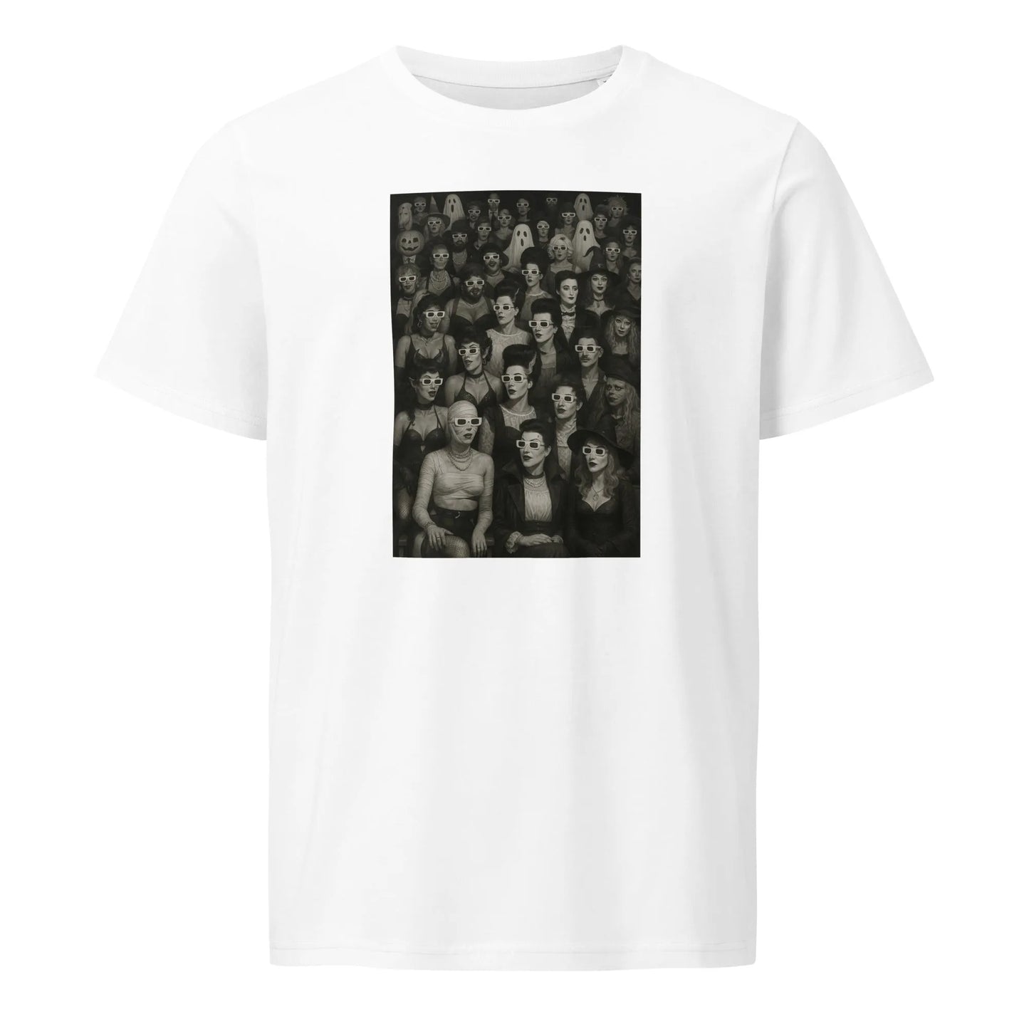 Print 'Queer Horror Cinema' Organic T-shirt White MILTTI