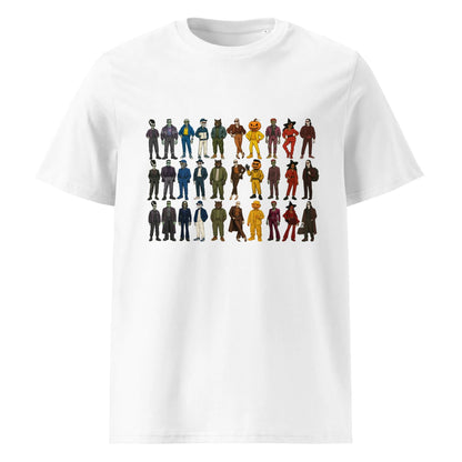 Print 'Queer Monster Parade' Organic T-shirt White MILTTI