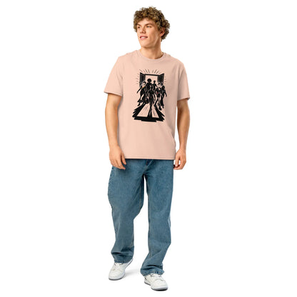 Print 'Queer Runway' Organic Ribbed Neck T-shirt MILTTI