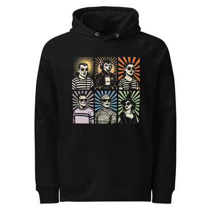 Print 'Rainbow Monsters' Organic Hoodie 2XL MILTTI