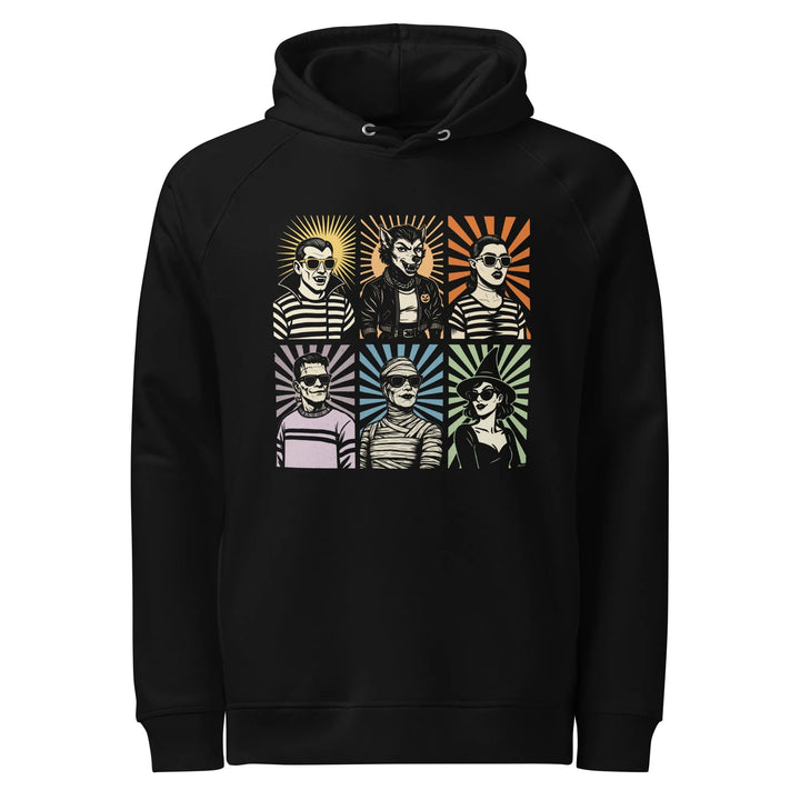 Print 'Rainbow Monsters' Organic Hoodie 2XL MILTTI