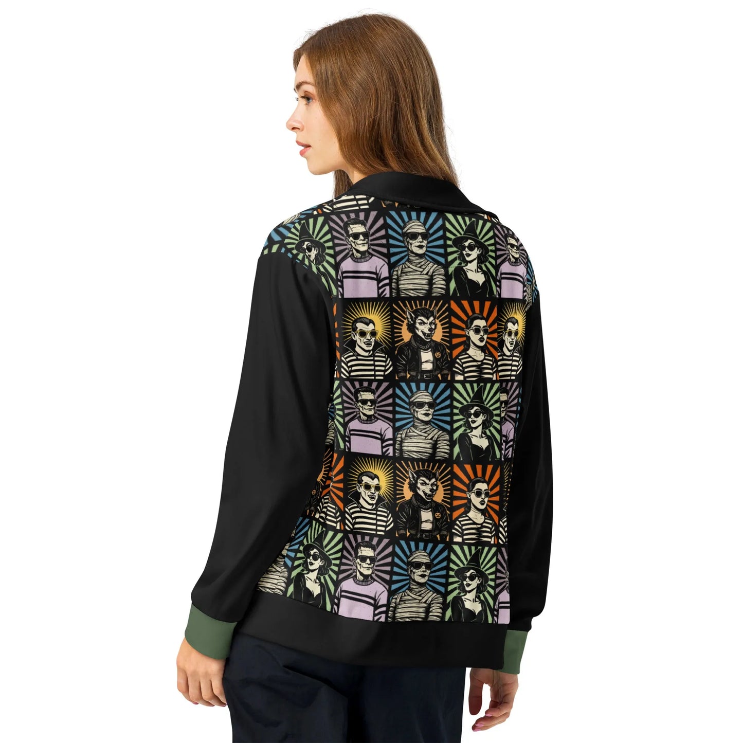 Print 'Rainbow Monsters' Track Jacket MILTTI