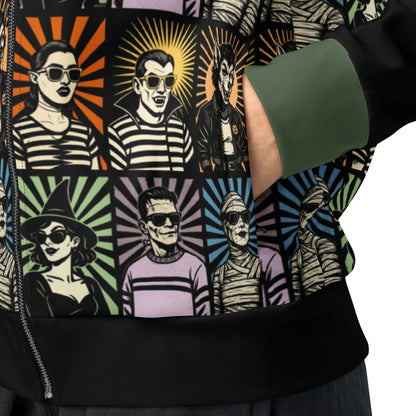 Print 'Rainbow Monsters' Track Jacket MILTTI