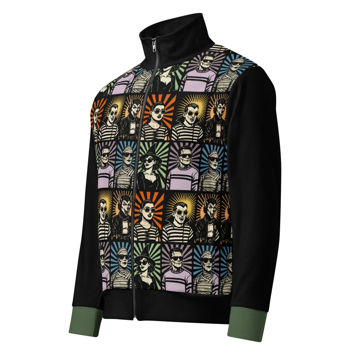 Print 'Rainbow Monsters' Track Jacket MILTTI