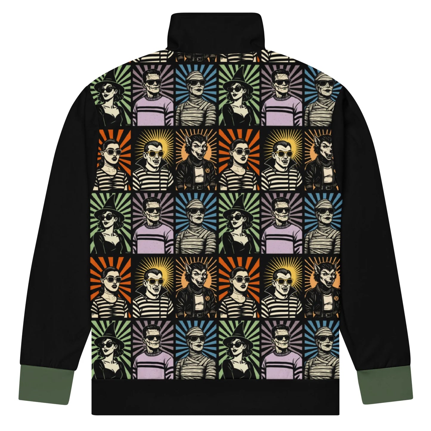 Print 'Rainbow Monsters' Track Jacket MILTTI