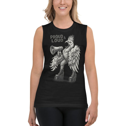 Print 'Rebel Bird' Muscle Shirt MILTTI