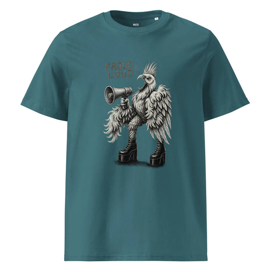 Print 'Rebel Bird' Organic T-shirt Stargazer MILTTI