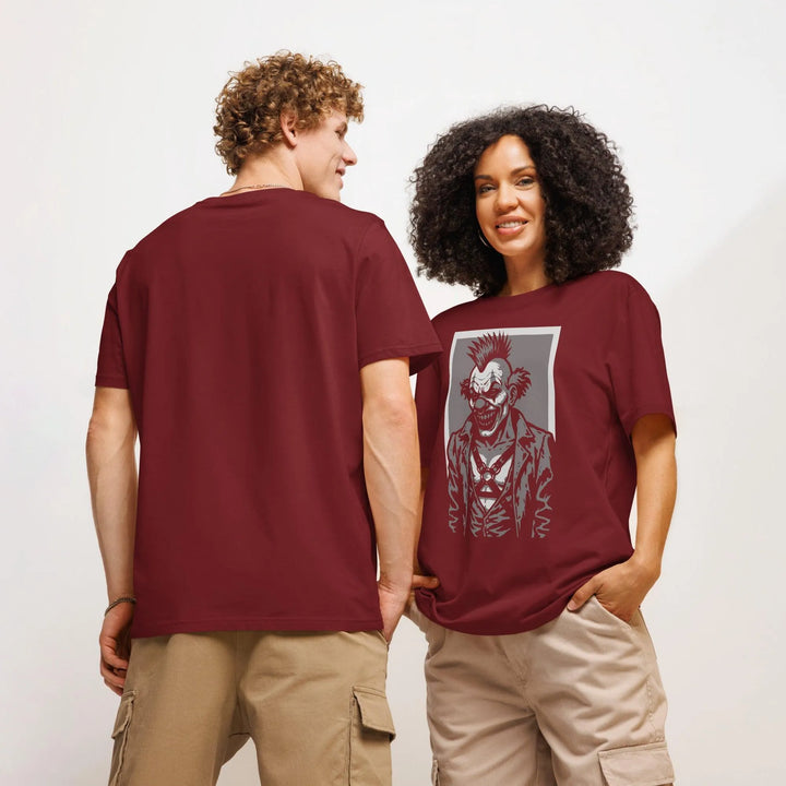 Print 'Rebellious-Clown' Organic T-shirt MILTTI